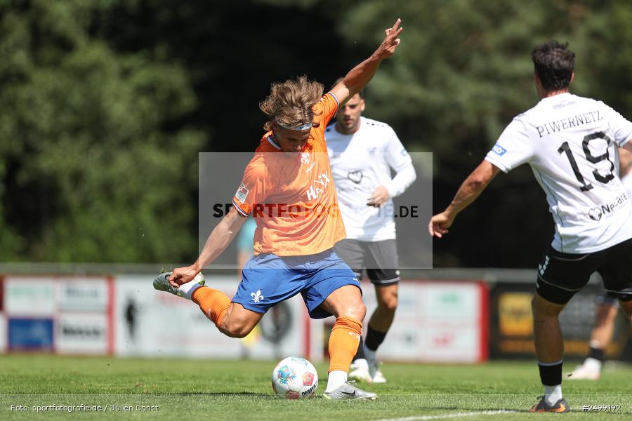 sport, action, SVD, SV Darmstadt 98, Regionalfreundschaftsspiele, Fussball, Fuhrmann Arena, Frammersbach, FCS, DFL, DFB, 3. Liga, 1. FC Schweinfurt 1905, 09.08.2025 - Bild-ID: 2499192