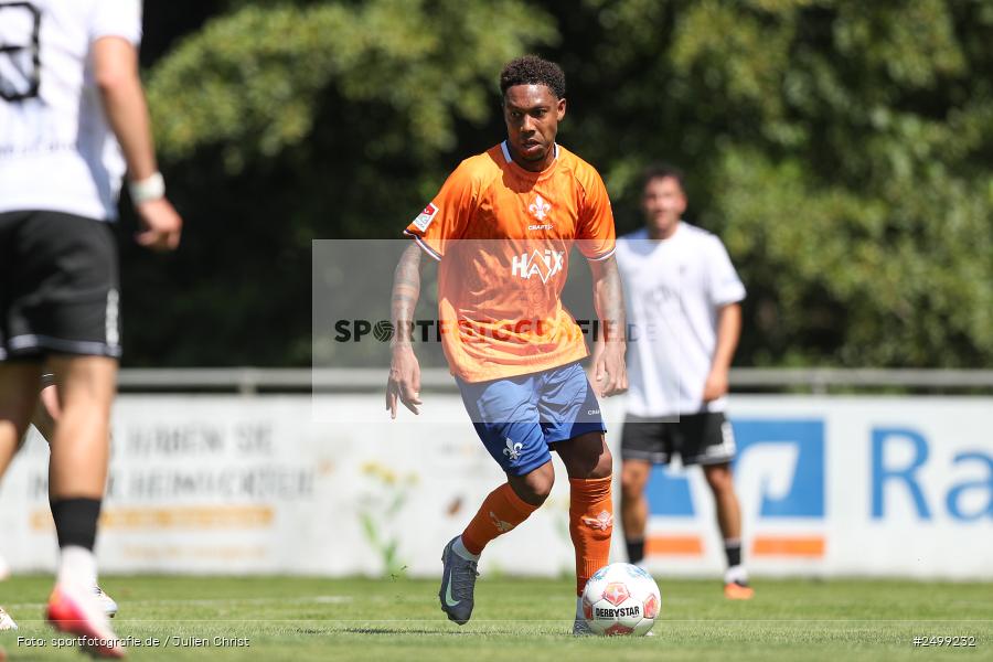 sport, action, SVD, SV Darmstadt 98, Regionalfreundschaftsspiele, Fussball, Fuhrmann Arena, Frammersbach, FCS, DFL, DFB, 3. Liga, 1. FC Schweinfurt 1905, 09.08.2025 - Bild-ID: 2499232