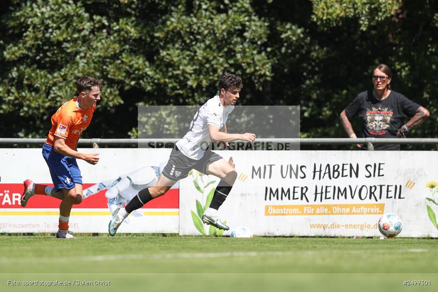 sport, action, SVD, SV Darmstadt 98, Regionalfreundschaftsspiele, Fussball, Fuhrmann Arena, Frammersbach, FCS, DFL, DFB, 3. Liga, 1. FC Schweinfurt 1905, 09.08.2025 - Bild-ID: 2499301