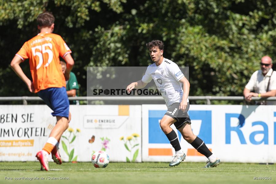 sport, action, SVD, SV Darmstadt 98, Regionalfreundschaftsspiele, Fussball, Fuhrmann Arena, Frammersbach, FCS, DFL, DFB, 3. Liga, 1. FC Schweinfurt 1905, 09.08.2025 - Bild-ID: 2499308