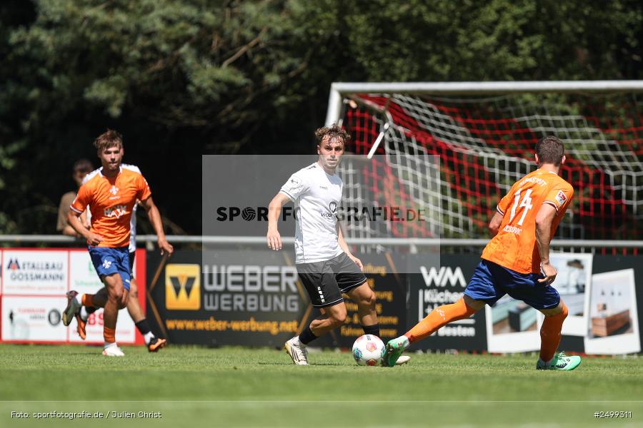 sport, action, SVD, SV Darmstadt 98, Regionalfreundschaftsspiele, Fussball, Fuhrmann Arena, Frammersbach, FCS, DFL, DFB, 3. Liga, 1. FC Schweinfurt 1905, 09.08.2025 - Bild-ID: 2499311