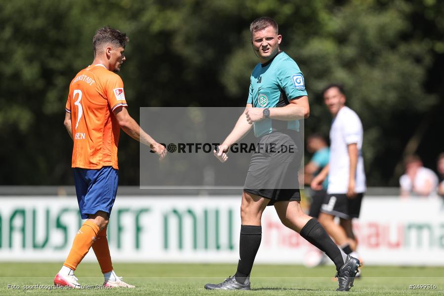 sport, action, SVD, SV Darmstadt 98, Regionalfreundschaftsspiele, Fussball, Fuhrmann Arena, Frammersbach, FCS, DFL, DFB, 3. Liga, 1. FC Schweinfurt 1905, 09.08.2025 - Bild-ID: 2499316