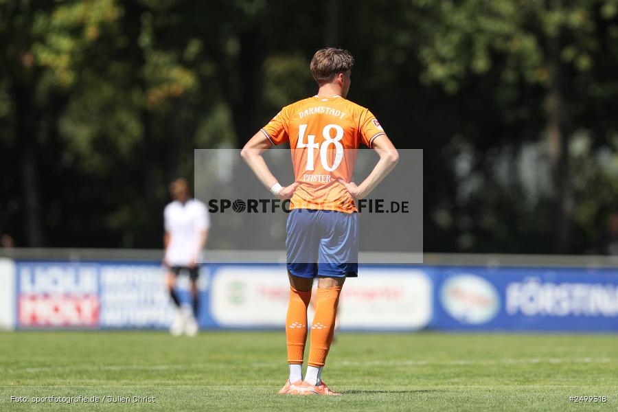 sport, action, SVD, SV Darmstadt 98, Regionalfreundschaftsspiele, Fussball, Fuhrmann Arena, Frammersbach, FCS, DFL, DFB, 3. Liga, 1. FC Schweinfurt 1905, 09.08.2025 - Bild-ID: 2499318