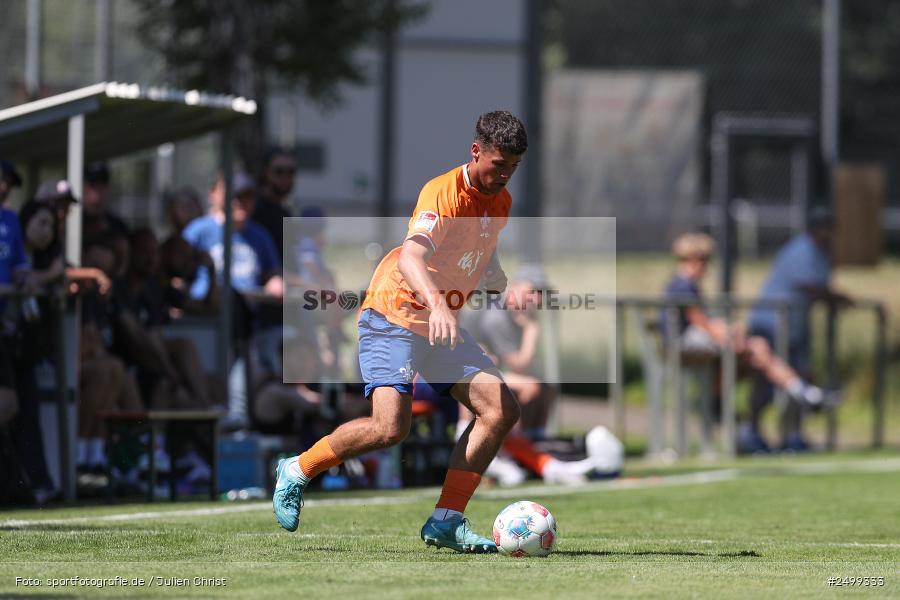 sport, action, SVD, SV Darmstadt 98, Regionalfreundschaftsspiele, Fussball, Fuhrmann Arena, Frammersbach, FCS, DFL, DFB, 3. Liga, 1. FC Schweinfurt 1905, 09.08.2025 - Bild-ID: 2499333
