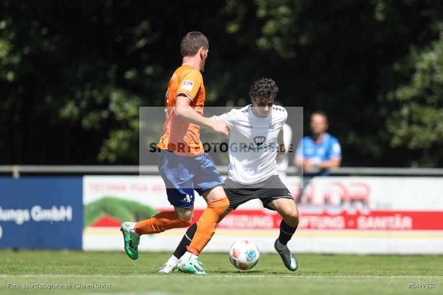 sport, action, SVD, SV Darmstadt 98, Regionalfreundschaftsspiele, Fussball, Fuhrmann Arena, Frammersbach, FCS, DFL, DFB, 3. Liga, 1. FC Schweinfurt 1905, 09.08.2025 - Bild-ID: 2499337