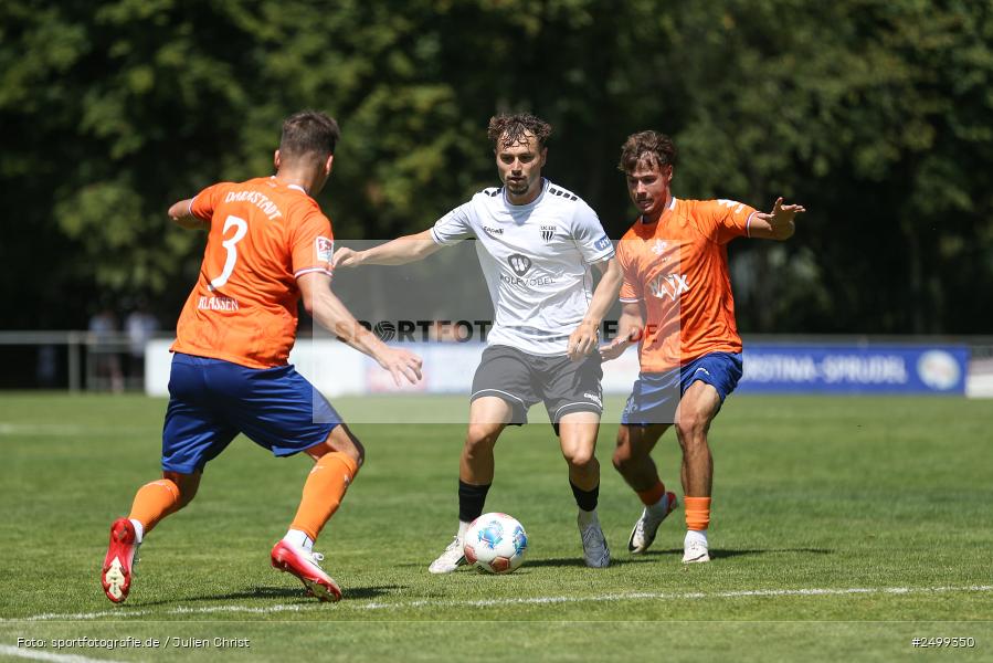 sport, action, SVD, SV Darmstadt 98, Regionalfreundschaftsspiele, Fussball, Fuhrmann Arena, Frammersbach, FCS, DFL, DFB, 3. Liga, 1. FC Schweinfurt 1905, 09.08.2025 - Bild-ID: 2499350