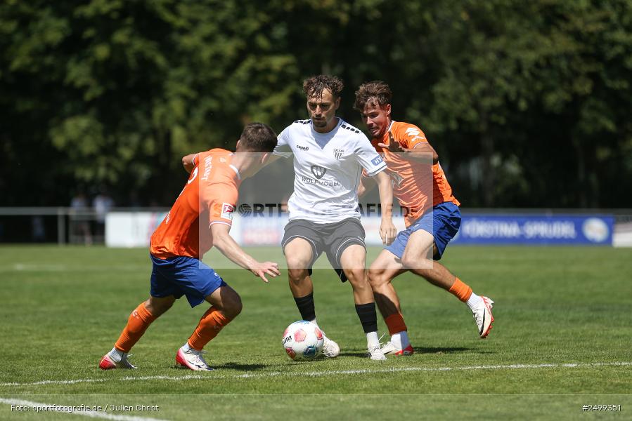 sport, action, SVD, SV Darmstadt 98, Regionalfreundschaftsspiele, Fussball, Fuhrmann Arena, Frammersbach, FCS, DFL, DFB, 3. Liga, 1. FC Schweinfurt 1905, 09.08.2025 - Bild-ID: 2499351