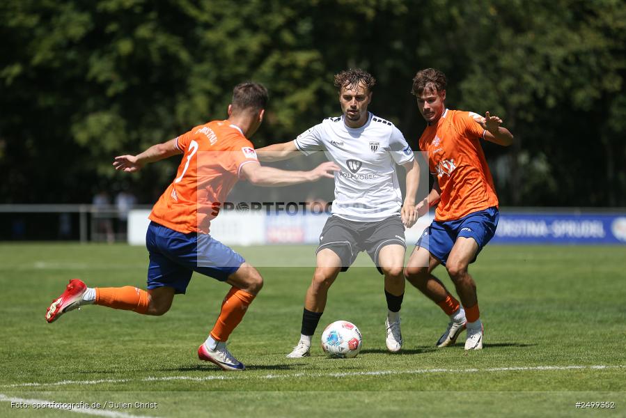 sport, action, SVD, SV Darmstadt 98, Regionalfreundschaftsspiele, Fussball, Fuhrmann Arena, Frammersbach, FCS, DFL, DFB, 3. Liga, 1. FC Schweinfurt 1905, 09.08.2025 - Bild-ID: 2499352