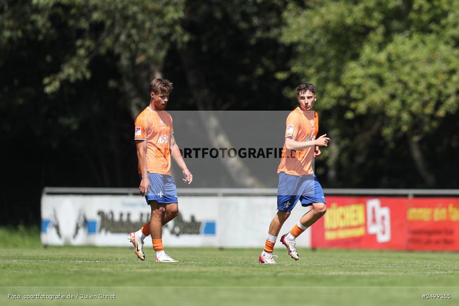 sport, action, SVD, SV Darmstadt 98, Regionalfreundschaftsspiele, Fussball, Fuhrmann Arena, Frammersbach, FCS, DFL, DFB, 3. Liga, 1. FC Schweinfurt 1905, 09.08.2025 - Bild-ID: 2499355
