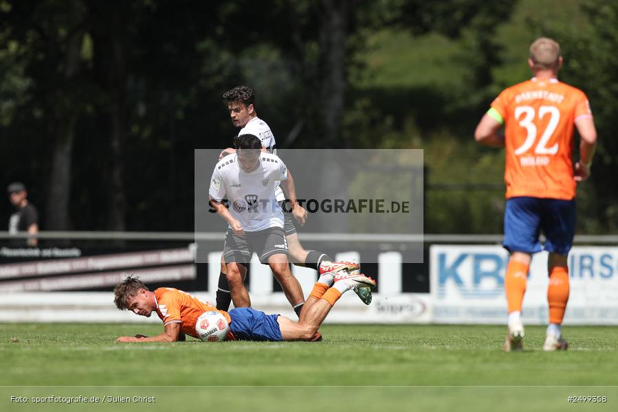 sport, action, SVD, SV Darmstadt 98, Regionalfreundschaftsspiele, Fussball, Fuhrmann Arena, Frammersbach, FCS, DFL, DFB, 3. Liga, 1. FC Schweinfurt 1905, 09.08.2025 - Bild-ID: 2499358