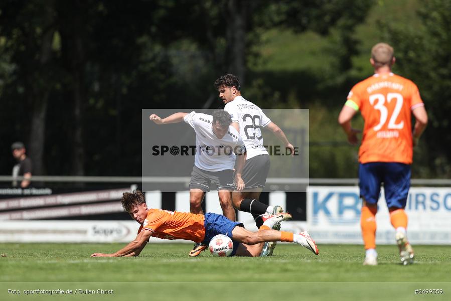 sport, action, SVD, SV Darmstadt 98, Regionalfreundschaftsspiele, Fussball, Fuhrmann Arena, Frammersbach, FCS, DFL, DFB, 3. Liga, 1. FC Schweinfurt 1905, 09.08.2025 - Bild-ID: 2499359