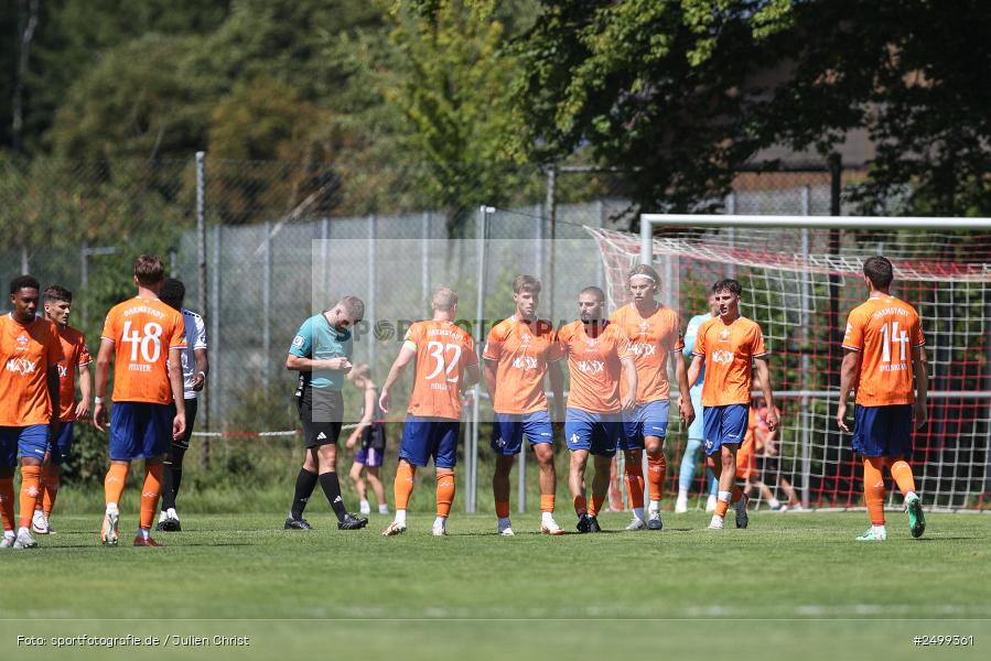 sport, action, SVD, SV Darmstadt 98, Regionalfreundschaftsspiele, Fussball, Fuhrmann Arena, Frammersbach, FCS, DFL, DFB, 3. Liga, 1. FC Schweinfurt 1905, 09.08.2025 - Bild-ID: 2499361