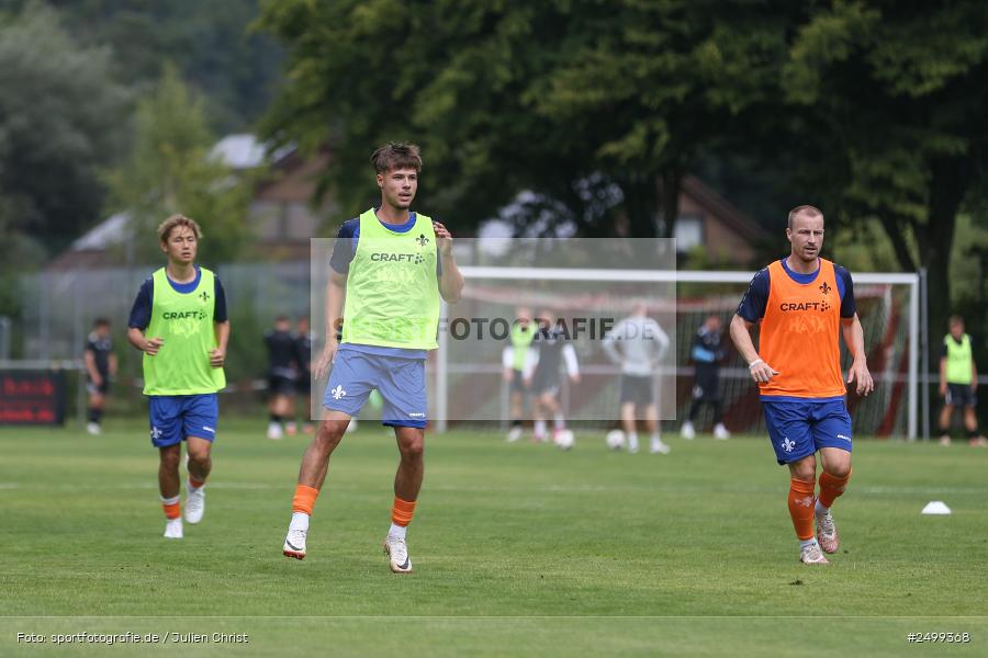 sport, action, SVD, SV Darmstadt 98, Regionalfreundschaftsspiele, Fussball, Fuhrmann Arena, Frammersbach, FCS, DFL, DFB, 3. Liga, 1. FC Schweinfurt 1905, 09.08.2025 - Bild-ID: 2499368