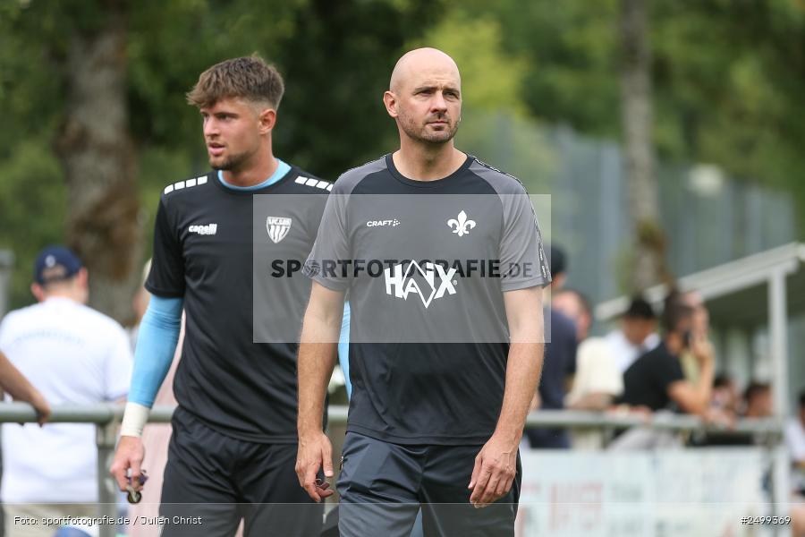 sport, action, SVD, SV Darmstadt 98, Regionalfreundschaftsspiele, Fussball, Fuhrmann Arena, Frammersbach, FCS, DFL, DFB, 3. Liga, 1. FC Schweinfurt 1905, 09.08.2025 - Bild-ID: 2499369