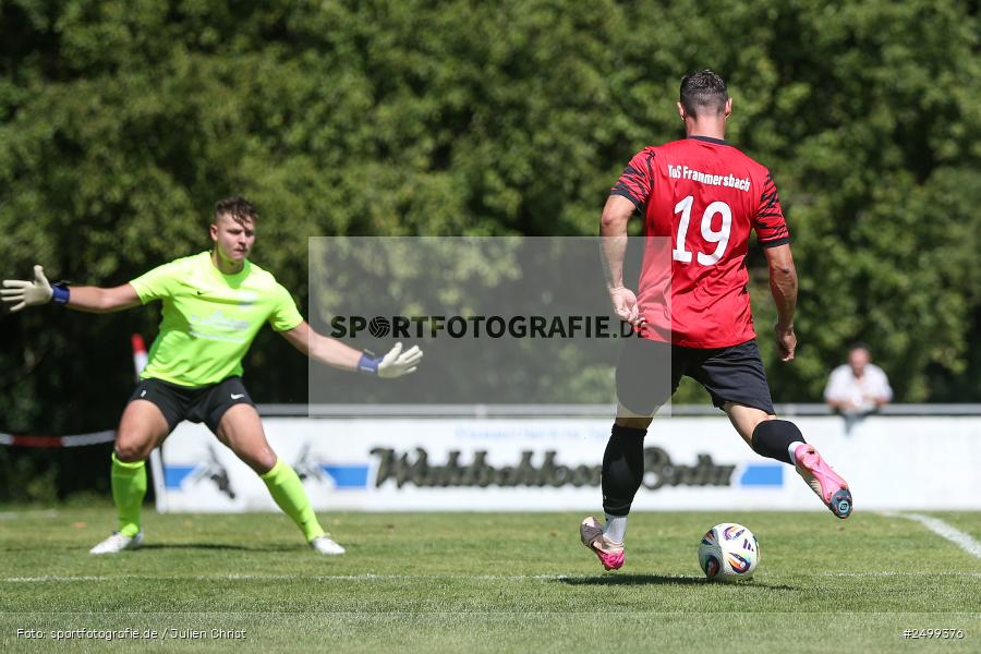 sport, action, TuS Frammersbach, TUS, Landesliga Nordwest, Fussball, Fuhrmann Arena, Frammersbach, DJK Schwebenried/Schwemmelsbach, DJK, BFV, 5. Spieltag, 10.08.2025 - Bild-ID: 2499376