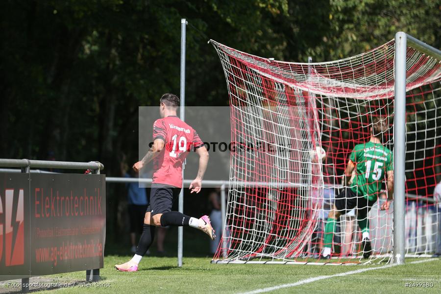 sport, action, TuS Frammersbach, TUS, Landesliga Nordwest, Fussball, Fuhrmann Arena, Frammersbach, DJK Schwebenried/Schwemmelsbach, DJK, BFV, 5. Spieltag, 10.08.2025 - Bild-ID: 2499380
