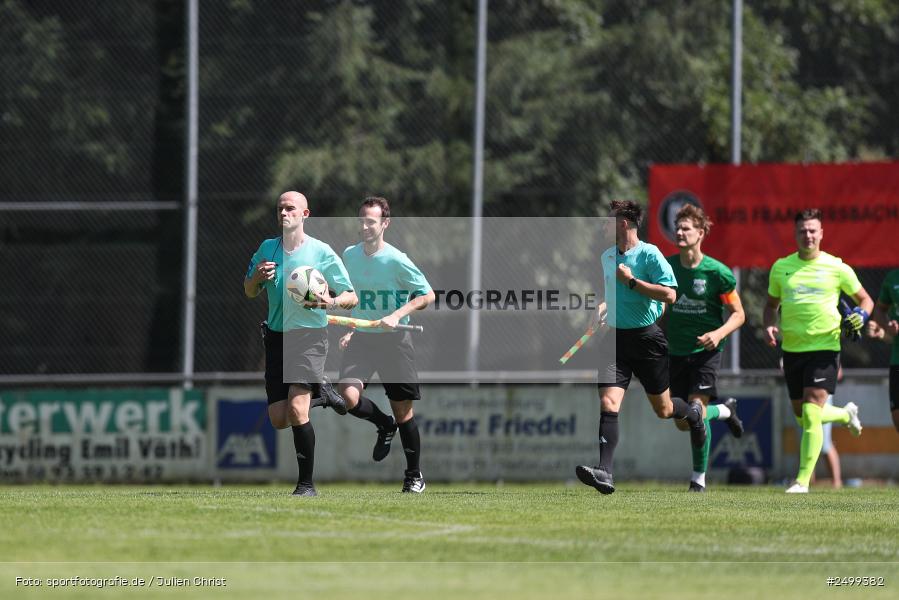 sport, action, TuS Frammersbach, TUS, Landesliga Nordwest, Fussball, Fuhrmann Arena, Frammersbach, DJK Schwebenried/Schwemmelsbach, DJK, BFV, 5. Spieltag, 10.08.2025 - Bild-ID: 2499382