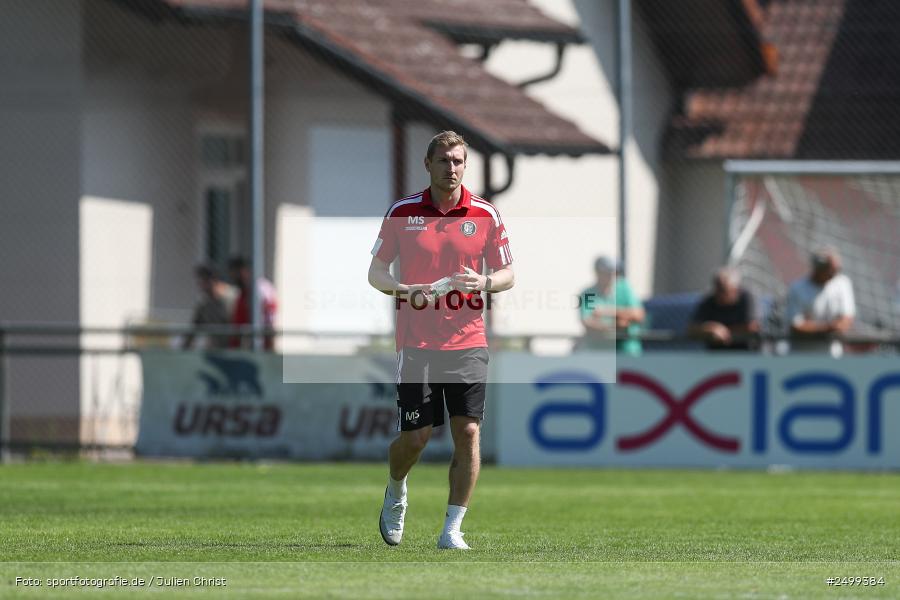 sport, action, TuS Frammersbach, TUS, Landesliga Nordwest, Fussball, Fuhrmann Arena, Frammersbach, DJK Schwebenried/Schwemmelsbach, DJK, BFV, 5. Spieltag, 10.08.2025 - Bild-ID: 2499384