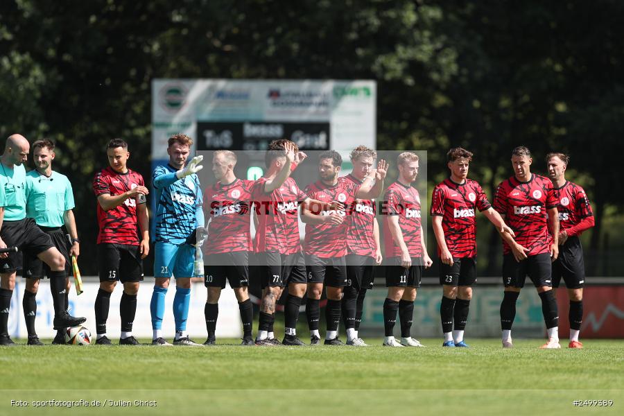 sport, action, TuS Frammersbach, TUS, Landesliga Nordwest, Fussball, Fuhrmann Arena, Frammersbach, DJK Schwebenried/Schwemmelsbach, DJK, BFV, 5. Spieltag, 10.08.2025 - Bild-ID: 2499389