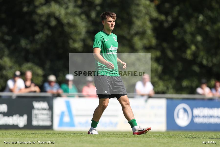 sport, action, TuS Frammersbach, TUS, Landesliga Nordwest, Fussball, Fuhrmann Arena, Frammersbach, DJK Schwebenried/Schwemmelsbach, DJK, BFV, 5. Spieltag, 10.08.2025 - Bild-ID: 2499396