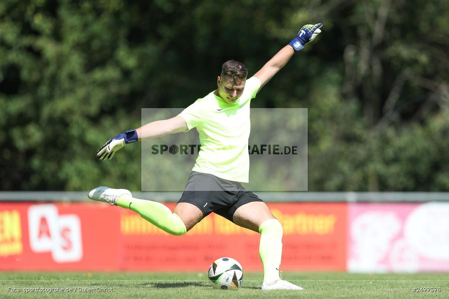 sport, action, TuS Frammersbach, TUS, Landesliga Nordwest, Fussball, Fuhrmann Arena, Frammersbach, DJK Schwebenried/Schwemmelsbach, DJK, BFV, 5. Spieltag, 10.08.2025 - Bild-ID: 2499398