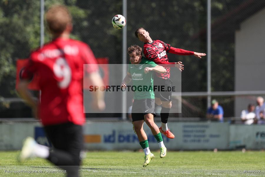 sport, action, TuS Frammersbach, TUS, Landesliga Nordwest, Fussball, Fuhrmann Arena, Frammersbach, DJK Schwebenried/Schwemmelsbach, DJK, BFV, 5. Spieltag, 10.08.2025 - Bild-ID: 2499399