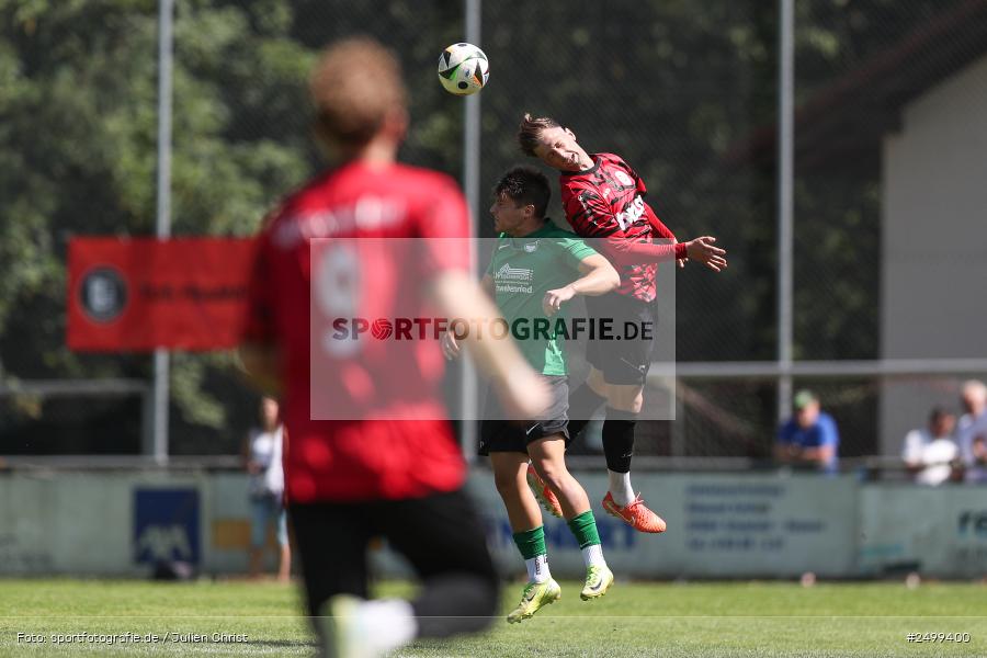 sport, action, TuS Frammersbach, TUS, Landesliga Nordwest, Fussball, Fuhrmann Arena, Frammersbach, DJK Schwebenried/Schwemmelsbach, DJK, BFV, 5. Spieltag, 10.08.2025 - Bild-ID: 2499400