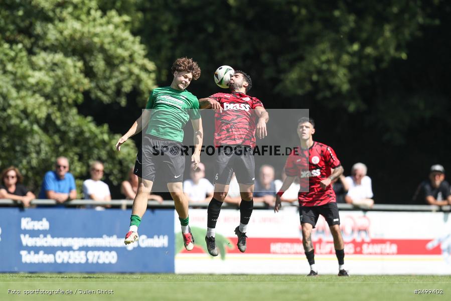 sport, action, TuS Frammersbach, TUS, Landesliga Nordwest, Fussball, Fuhrmann Arena, Frammersbach, DJK Schwebenried/Schwemmelsbach, DJK, BFV, 5. Spieltag, 10.08.2025 - Bild-ID: 2499402
