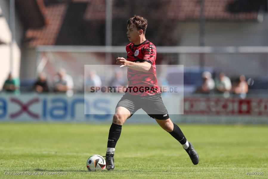 sport, action, TuS Frammersbach, TUS, Landesliga Nordwest, Fussball, Fuhrmann Arena, Frammersbach, DJK Schwebenried/Schwemmelsbach, DJK, BFV, 5. Spieltag, 10.08.2025 - Bild-ID: 2499405