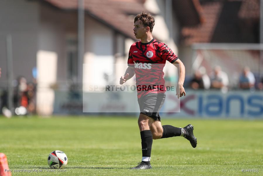 sport, action, TuS Frammersbach, TUS, Landesliga Nordwest, Fussball, Fuhrmann Arena, Frammersbach, DJK Schwebenried/Schwemmelsbach, DJK, BFV, 5. Spieltag, 10.08.2025 - Bild-ID: 2499406