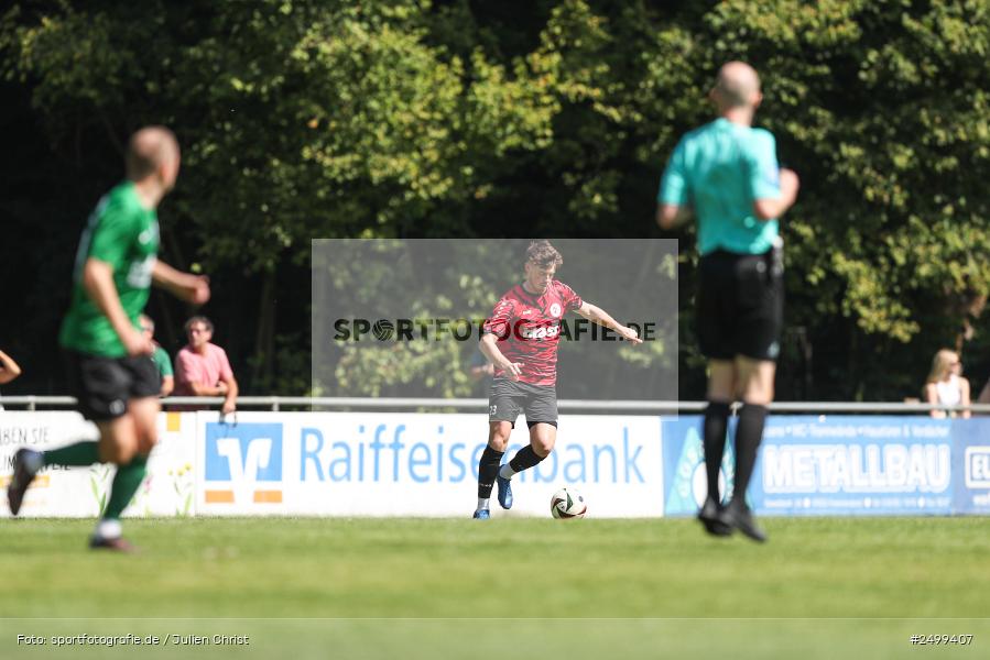 sport, action, TuS Frammersbach, TUS, Landesliga Nordwest, Fussball, Fuhrmann Arena, Frammersbach, DJK Schwebenried/Schwemmelsbach, DJK, BFV, 5. Spieltag, 10.08.2025 - Bild-ID: 2499407