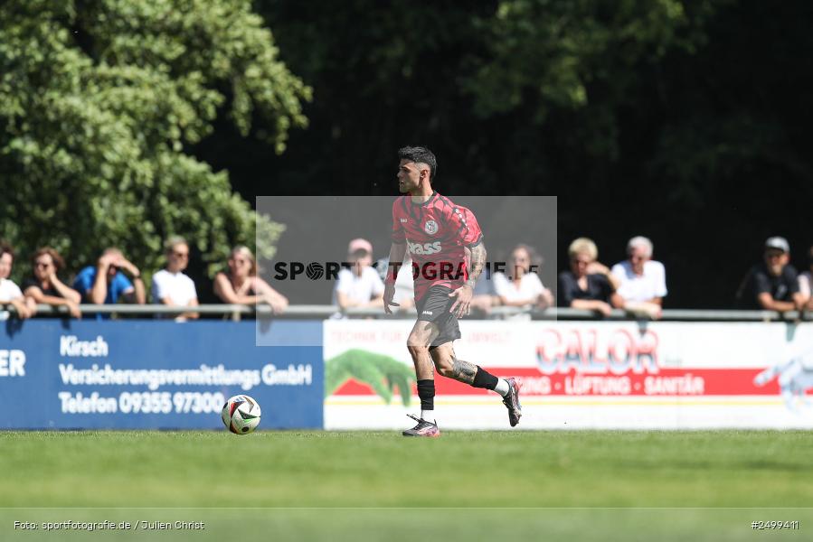 sport, action, TuS Frammersbach, TUS, Landesliga Nordwest, Fussball, Fuhrmann Arena, Frammersbach, DJK Schwebenried/Schwemmelsbach, DJK, BFV, 5. Spieltag, 10.08.2025 - Bild-ID: 2499411