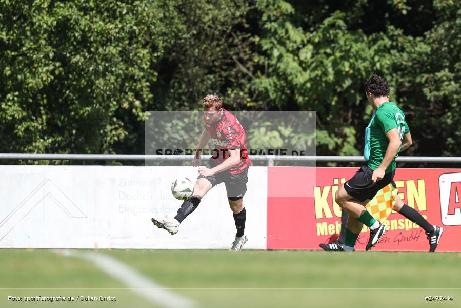 sport, action, TuS Frammersbach, TUS, Landesliga Nordwest, Fussball, Fuhrmann Arena, Frammersbach, DJK Schwebenried/Schwemmelsbach, DJK, BFV, 5. Spieltag, 10.08.2025 - Bild-ID: 2499414