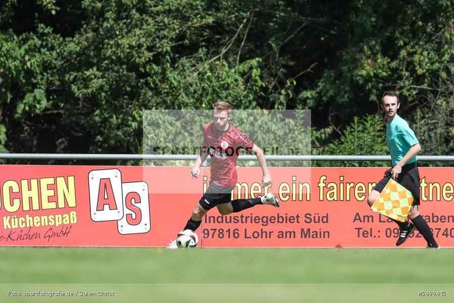 sport, action, TuS Frammersbach, TUS, Landesliga Nordwest, Fussball, Fuhrmann Arena, Frammersbach, DJK Schwebenried/Schwemmelsbach, DJK, BFV, 5. Spieltag, 10.08.2025 - Bild-ID: 2499415