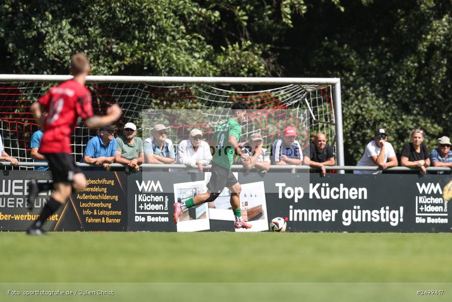 sport, action, TuS Frammersbach, TUS, Landesliga Nordwest, Fussball, Fuhrmann Arena, Frammersbach, DJK Schwebenried/Schwemmelsbach, DJK, BFV, 5. Spieltag, 10.08.2025 - Bild-ID: 2499417