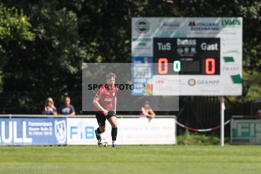 sport, action, TuS Frammersbach, TUS, Landesliga Nordwest, Fussball, Fuhrmann Arena, Frammersbach, DJK Schwebenried/Schwemmelsbach, DJK, BFV, 5. Spieltag, 10.08.2025 - Bild-ID: 2499419