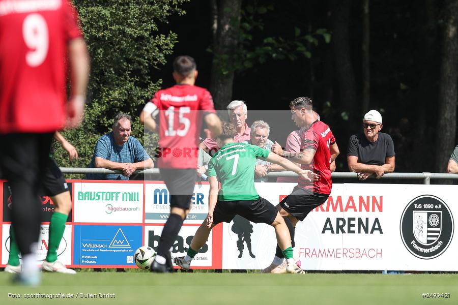 sport, action, TuS Frammersbach, TUS, Landesliga Nordwest, Fussball, Fuhrmann Arena, Frammersbach, DJK Schwebenried/Schwemmelsbach, DJK, BFV, 5. Spieltag, 10.08.2025 - Bild-ID: 2499421