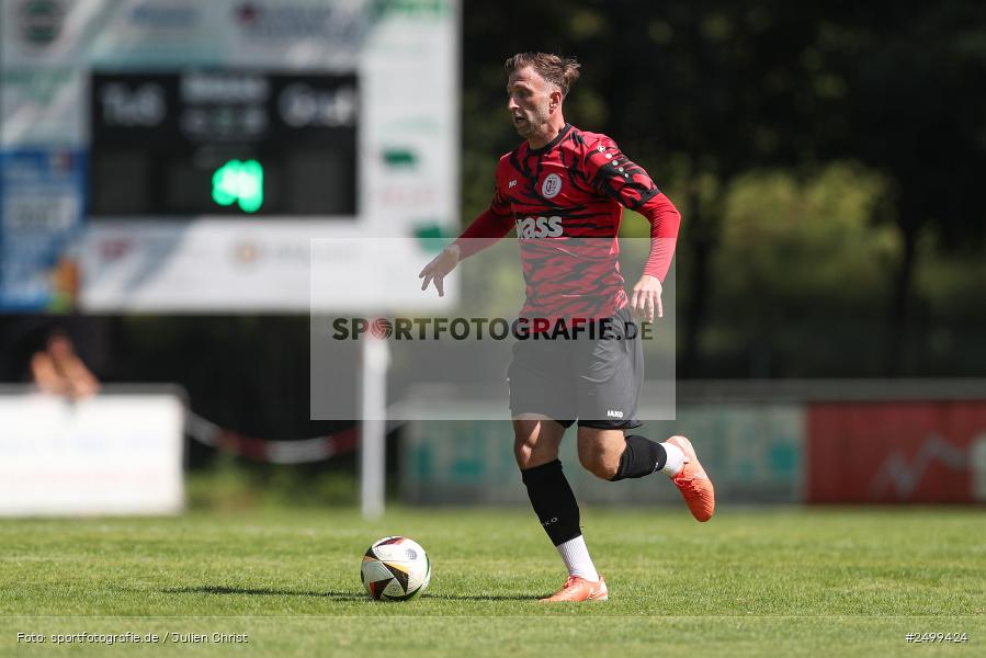 sport, action, TuS Frammersbach, TUS, Landesliga Nordwest, Fussball, Fuhrmann Arena, Frammersbach, DJK Schwebenried/Schwemmelsbach, DJK, BFV, 5. Spieltag, 10.08.2025 - Bild-ID: 2499424