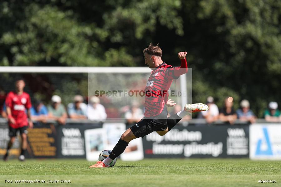 sport, action, TuS Frammersbach, TUS, Landesliga Nordwest, Fussball, Fuhrmann Arena, Frammersbach, DJK Schwebenried/Schwemmelsbach, DJK, BFV, 5. Spieltag, 10.08.2025 - Bild-ID: 2499426