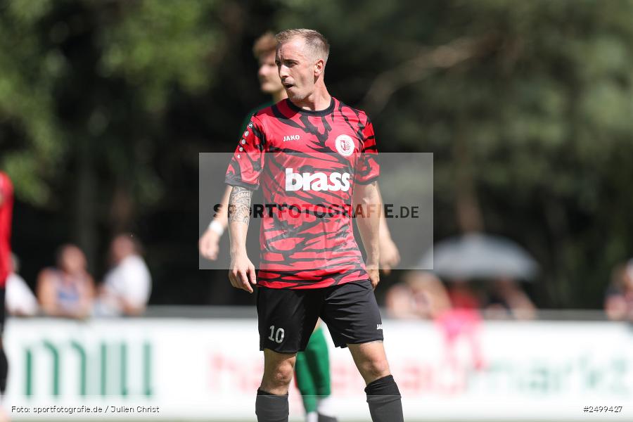 sport, action, TuS Frammersbach, TUS, Landesliga Nordwest, Fussball, Fuhrmann Arena, Frammersbach, DJK Schwebenried/Schwemmelsbach, DJK, BFV, 5. Spieltag, 10.08.2025 - Bild-ID: 2499427