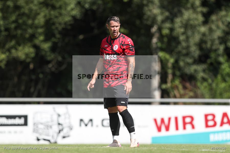 sport, action, TuS Frammersbach, TUS, Landesliga Nordwest, Fussball, Fuhrmann Arena, Frammersbach, DJK Schwebenried/Schwemmelsbach, DJK, BFV, 5. Spieltag, 10.08.2025 - Bild-ID: 2499428