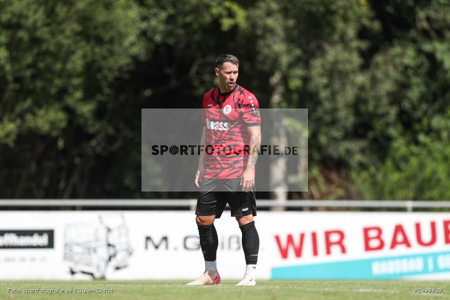 sport, action, TuS Frammersbach, TUS, Landesliga Nordwest, Fussball, Fuhrmann Arena, Frammersbach, DJK Schwebenried/Schwemmelsbach, DJK, BFV, 5. Spieltag, 10.08.2025 - Bild-ID: 2499429
