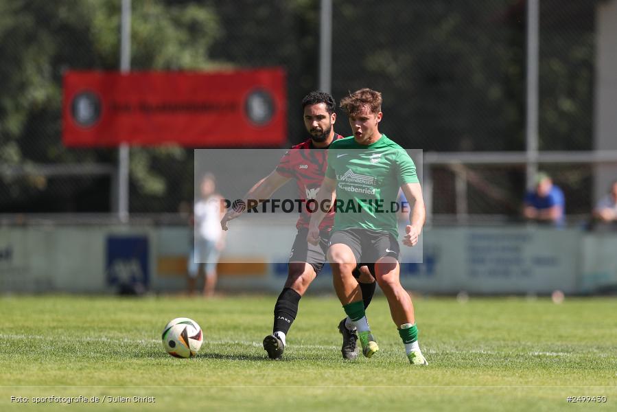 sport, action, TuS Frammersbach, TUS, Landesliga Nordwest, Fussball, Fuhrmann Arena, Frammersbach, DJK Schwebenried/Schwemmelsbach, DJK, BFV, 5. Spieltag, 10.08.2025 - Bild-ID: 2499430