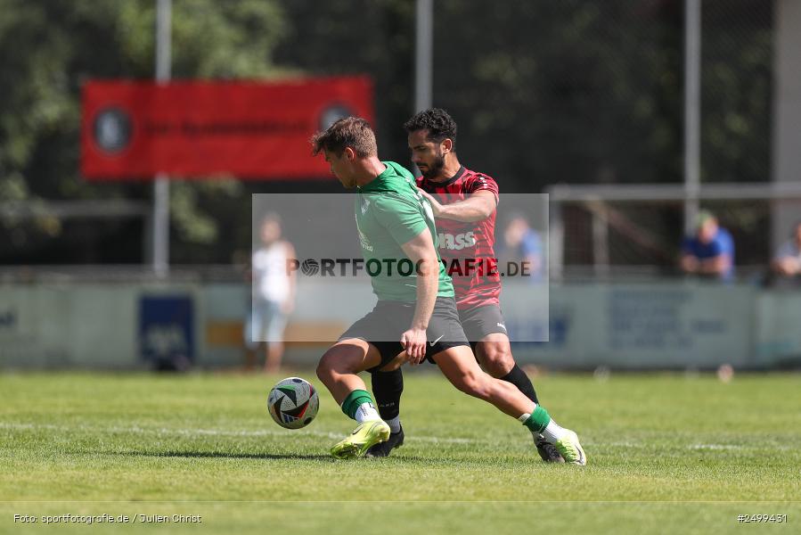 sport, action, TuS Frammersbach, TUS, Landesliga Nordwest, Fussball, Fuhrmann Arena, Frammersbach, DJK Schwebenried/Schwemmelsbach, DJK, BFV, 5. Spieltag, 10.08.2025 - Bild-ID: 2499431