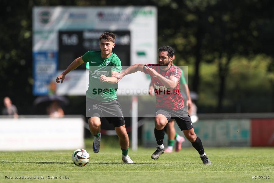 sport, action, TuS Frammersbach, TUS, Landesliga Nordwest, Fussball, Fuhrmann Arena, Frammersbach, DJK Schwebenried/Schwemmelsbach, DJK, BFV, 5. Spieltag, 10.08.2025 - Bild-ID: 2499432