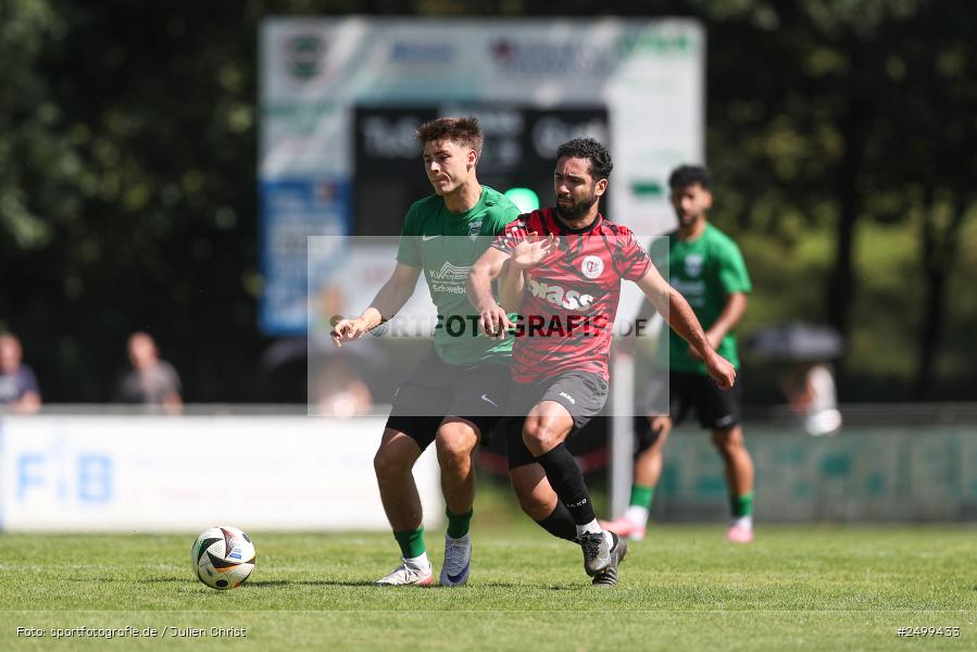 sport, action, TuS Frammersbach, TUS, Landesliga Nordwest, Fussball, Fuhrmann Arena, Frammersbach, DJK Schwebenried/Schwemmelsbach, DJK, BFV, 5. Spieltag, 10.08.2025 - Bild-ID: 2499433