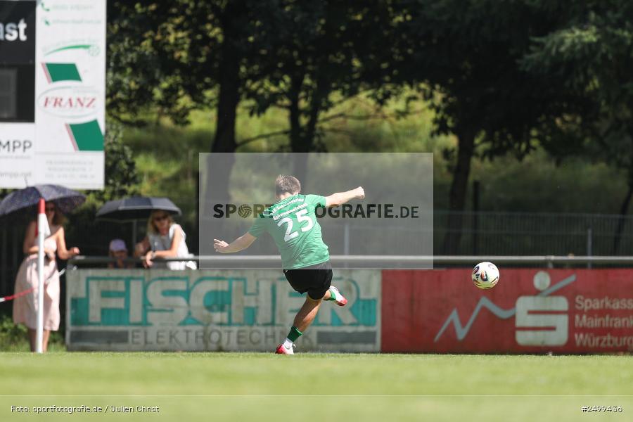 sport, action, TuS Frammersbach, TUS, Landesliga Nordwest, Fussball, Fuhrmann Arena, Frammersbach, DJK Schwebenried/Schwemmelsbach, DJK, BFV, 5. Spieltag, 10.08.2025 - Bild-ID: 2499436