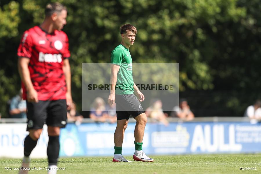 sport, action, TuS Frammersbach, TUS, Landesliga Nordwest, Fussball, Fuhrmann Arena, Frammersbach, DJK Schwebenried/Schwemmelsbach, DJK, BFV, 5. Spieltag, 10.08.2025 - Bild-ID: 2499442