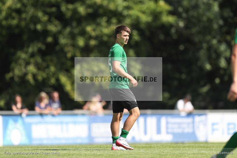 sport, action, TuS Frammersbach, TUS, Landesliga Nordwest, Fussball, Fuhrmann Arena, Frammersbach, DJK Schwebenried/Schwemmelsbach, DJK, BFV, 5. Spieltag, 10.08.2025 - Bild-ID: 2499443