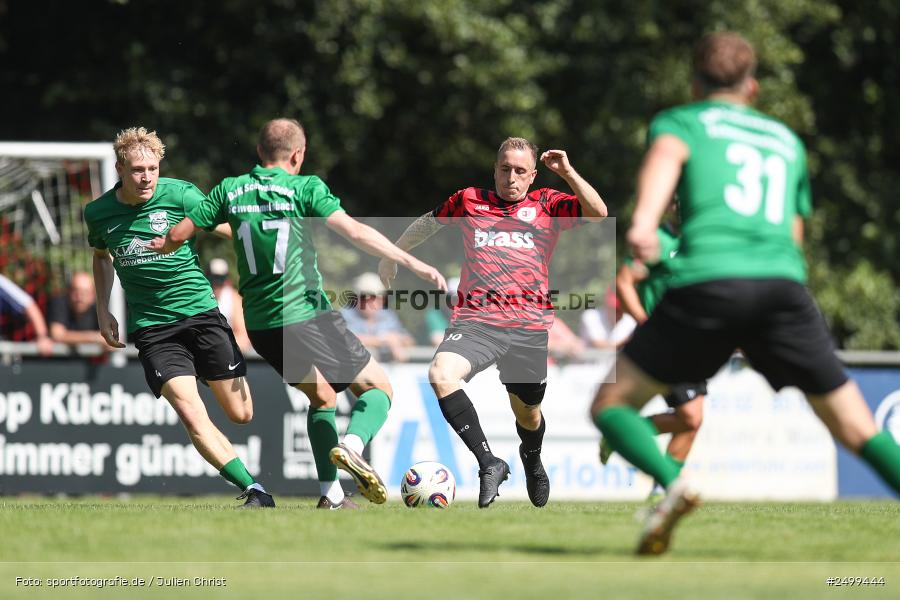 sport, action, TuS Frammersbach, TUS, Landesliga Nordwest, Fussball, Fuhrmann Arena, Frammersbach, DJK Schwebenried/Schwemmelsbach, DJK, BFV, 5. Spieltag, 10.08.2025 - Bild-ID: 2499444